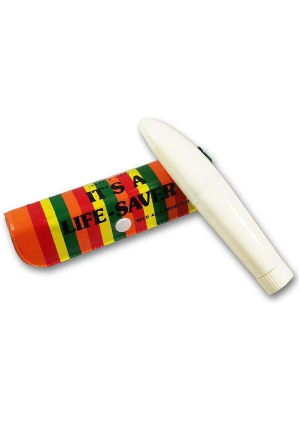 Life-Saver Vibrator 4.5in - White - Image 3