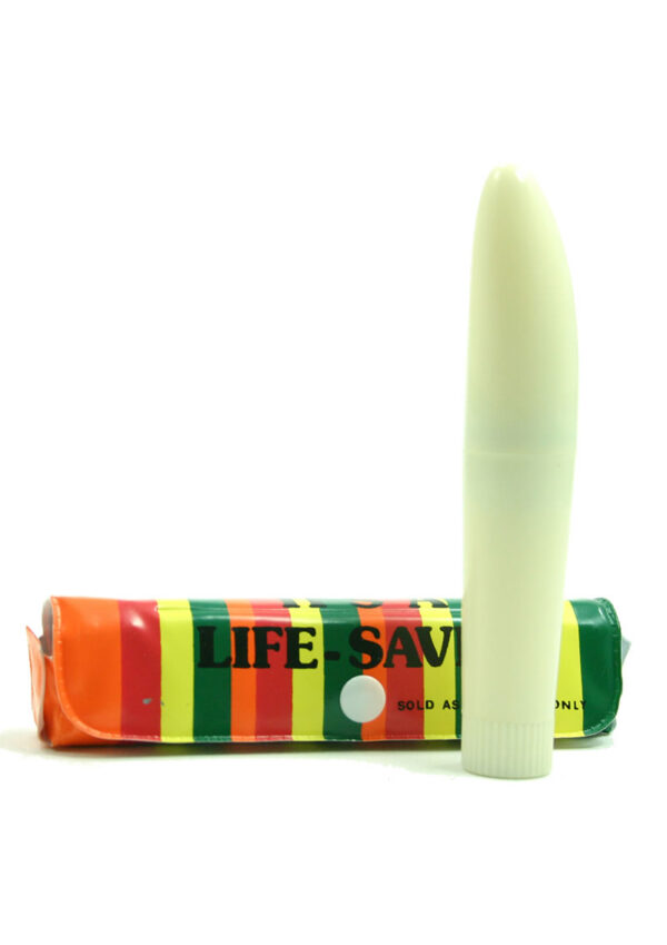 Life-Saver Vibrator 4.5in - White