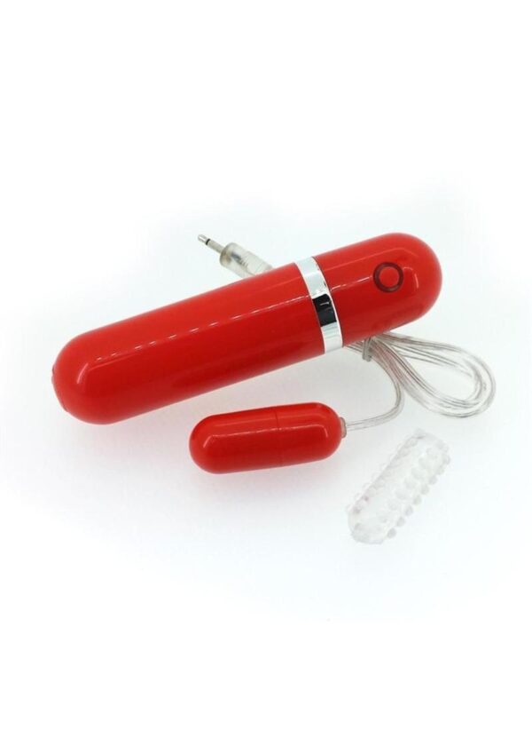 Ahhh Vibrating Bullet Of Love with Wired Remote Control - Red - Image 3