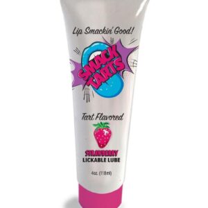 Smack Tarts Lickable Oral Gel Lubricant 4oz - Sour Strawberry