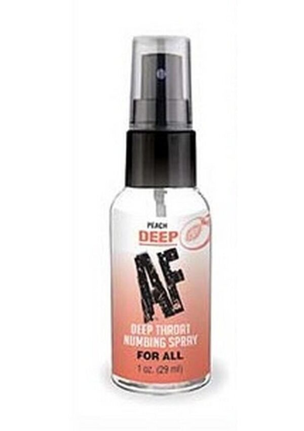 Deep AF Deep Throat Numbing Spray 1oz - Peach - Image 2