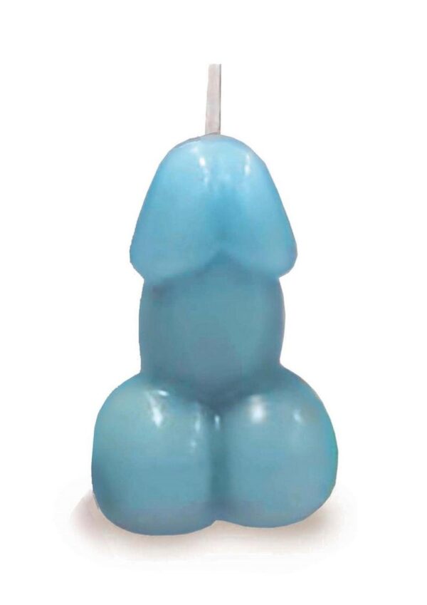 Eden`s Candle Vanilla Scented Penis - Blue - Image 2