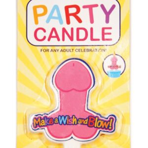 Candyprints Make A Wish and Blow Penis Party Candle