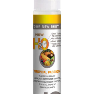 Jo H2O Personal Flavored Lube Water Based Tropical Passion 1 Ounce 12 Bottles Per Counter Display