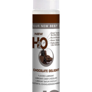 Jo H2O Water Based Personal Flavored Lubricant Chocolate Delight 1 Ounce 12 Bottles Per Counter Display