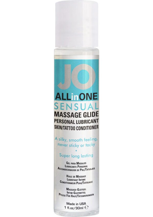 Jo All In One Sensual Massage Glide 1 Ounce 12 Each Per Counter Display