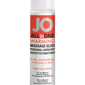 Jo All In One Warming Massage Glide 1 Ounce 12 Bottles Per Counter Display