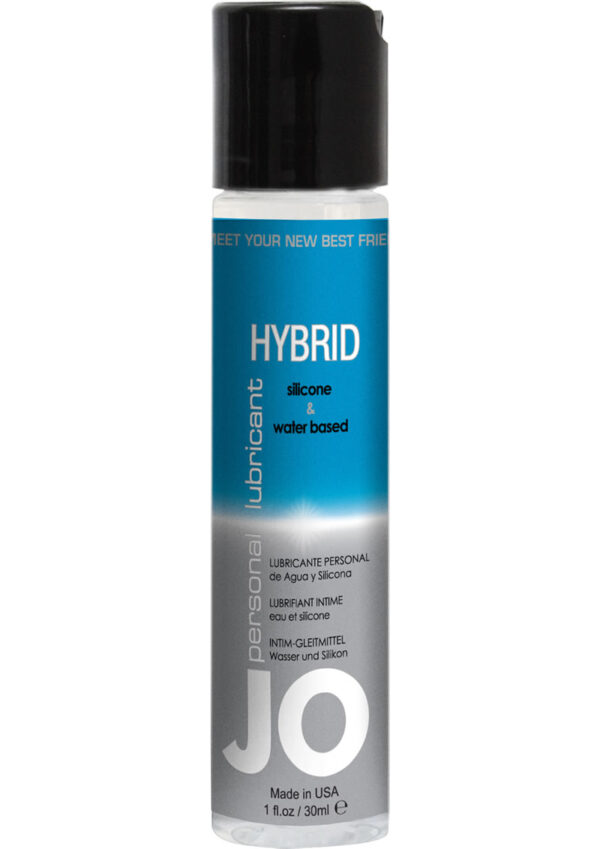 Jo Hybrid Silicone And Water Based Lubricant 1 Ounce 12 Each Per Counter Display