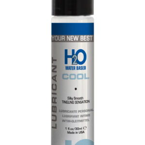 Jo H2O Water Based Personal Lubricant Cooling 1 Ounce 12 Bottles Per Counter Display