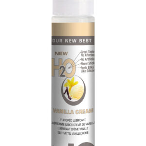 Jo H2O Personal Flavored Lube Water Based Vanilla Cream 1 Ounce 12 Bottles Per Counter Display