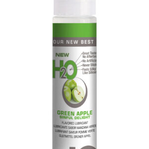 Jo H2O Personal Flavored Lube Water Based Green Apple 1 Ounce 12 Bottles Per Counter Display