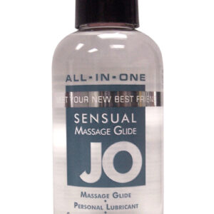JO All-In-One Silicone Massage Glide Fragrance Free 4oz