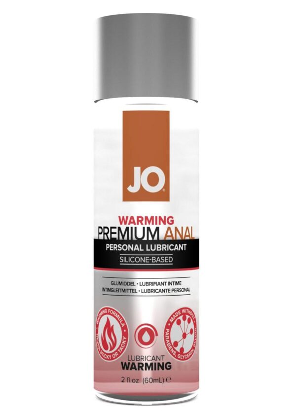 JO Premium Anal Silicone Warming Lubricant 2oz