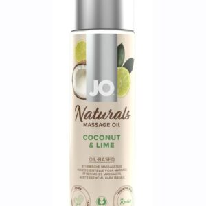 JO Naturals Coconut and Lime Massage Oil 4oz