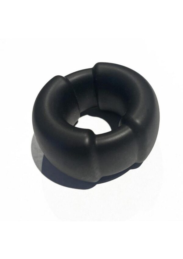 Vers Liquid Silicone Ball Stretcher Weighted Steel Core - Black - Image 2
