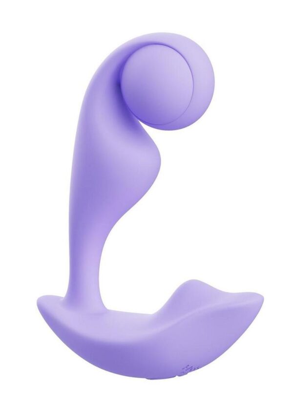 Trill Wearable Single Ball Rechargeable Silicone Dual Vibrator - Lavender - Image 2