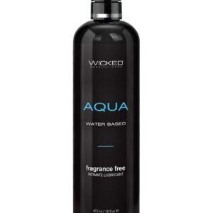 Wicked Aqua Water Based Lubricant Fragrance Free 16oz