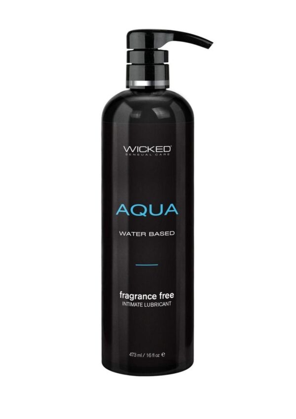 Wicked Aqua Water Based Lubricant Fragrance Free 16oz
