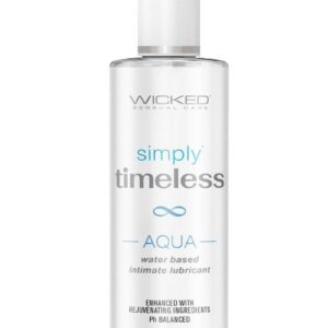 Wicked Simply Timeless Aqua Water Based Personal Lubricant 4oz.