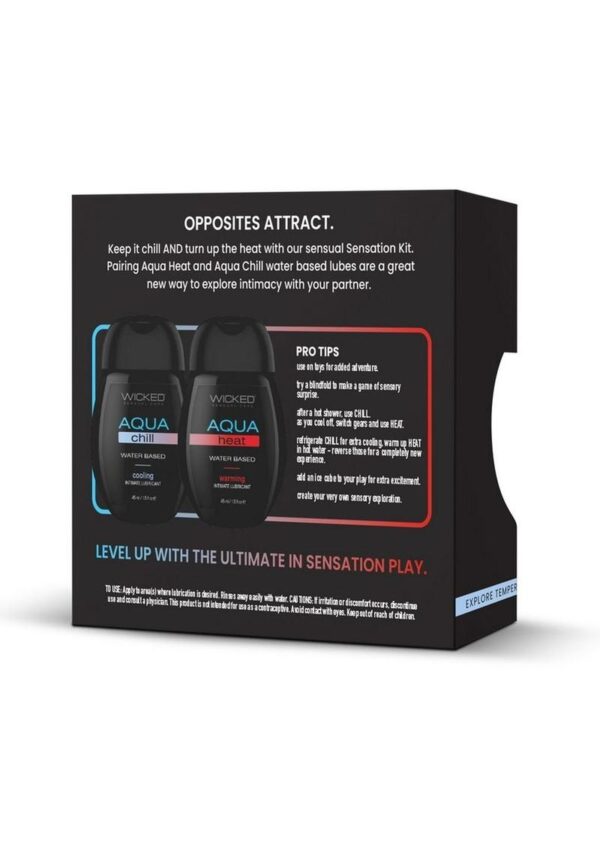 Wicked Sensual Warming/Cooling Water based Lubricant Sensations Kit - Image 4