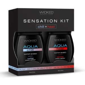 Wicked Sensual Warming/Cooling Water based Lubricant Sensations Kit