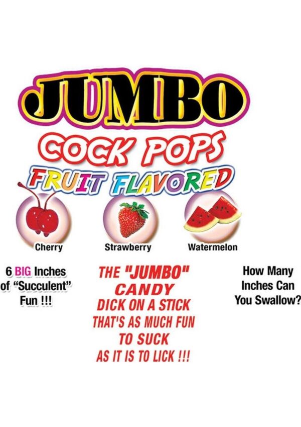 Jumbo Cock Pops Fruit Flavored 6 Per Display - Image 3