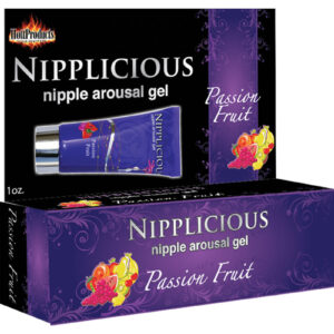 NIPPLICIOUS Nipple Arousal Gel Passion Fruit 1oz