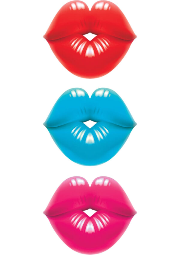 Dick Lips Edible Gummy Cock Rings Candy 3 Pack - Image 2