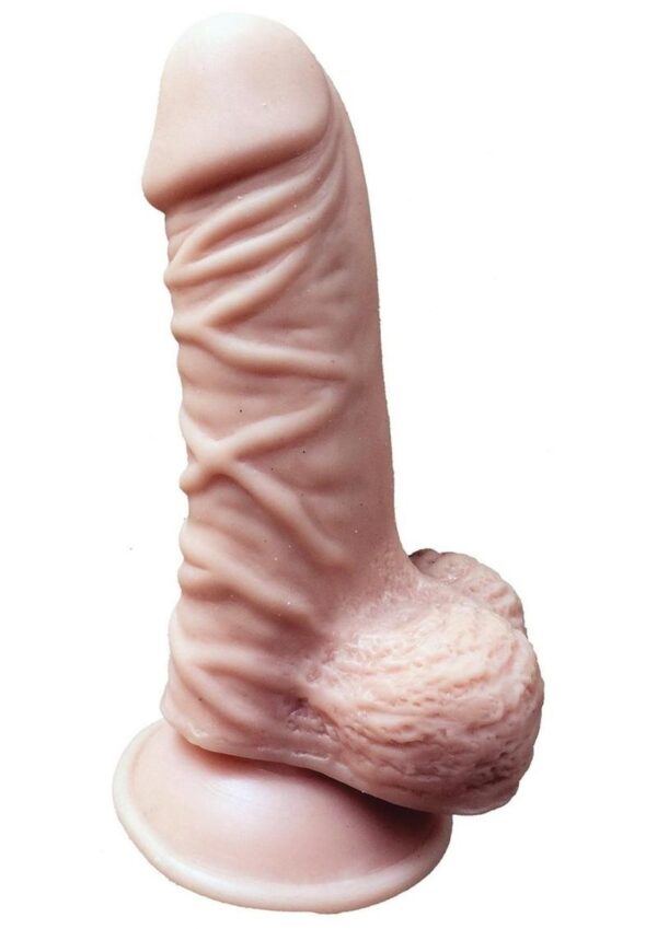 Skinsations Cuddle Bear Dildo Silicone 5.5in - Vanilla - Image 2