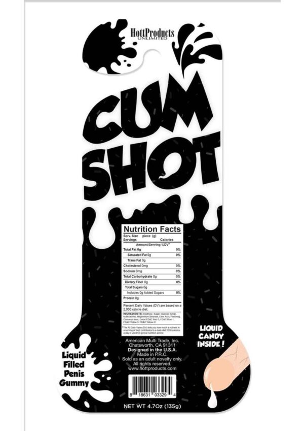 Cum Shot Liquid Candy Filled Gummy Pecker - Image 4