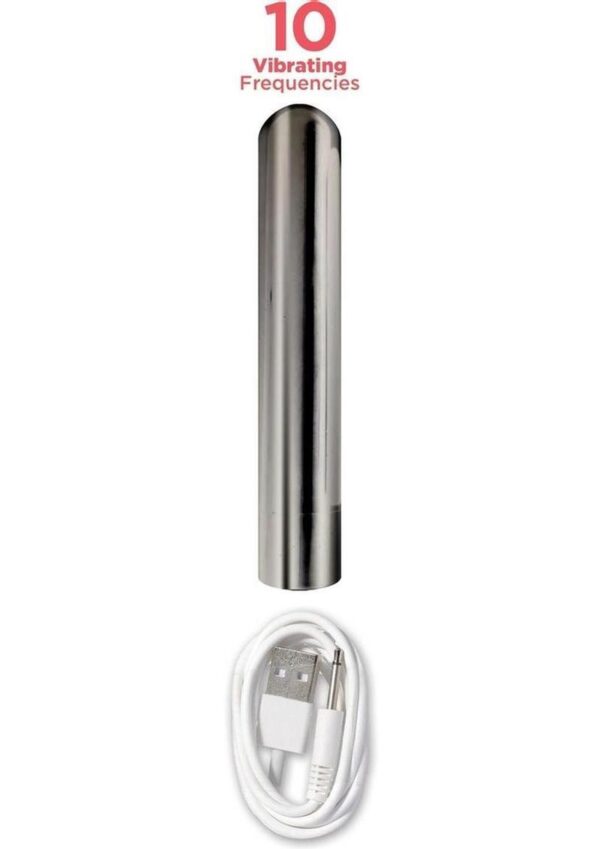 Dickboy Vibes Rechargeable Silicone Multi Speed Dildo 8In - Chocolate - Image 2