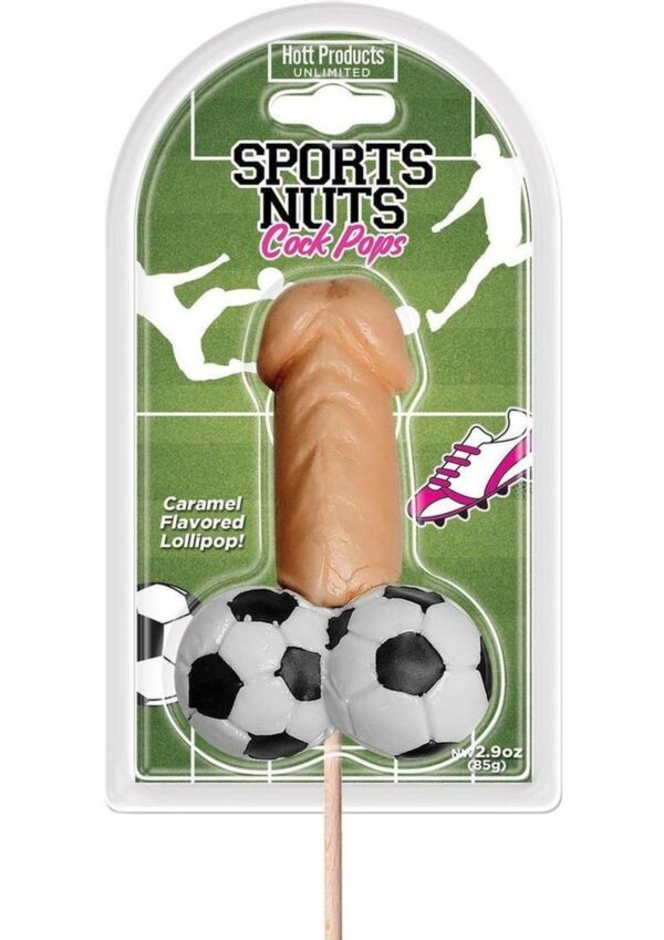 Sports Nuts Cock Pop Soccer Balls - Caramel
