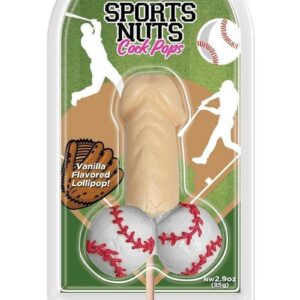 Sports Nuts Cock Pop Baseballs - Vanilla