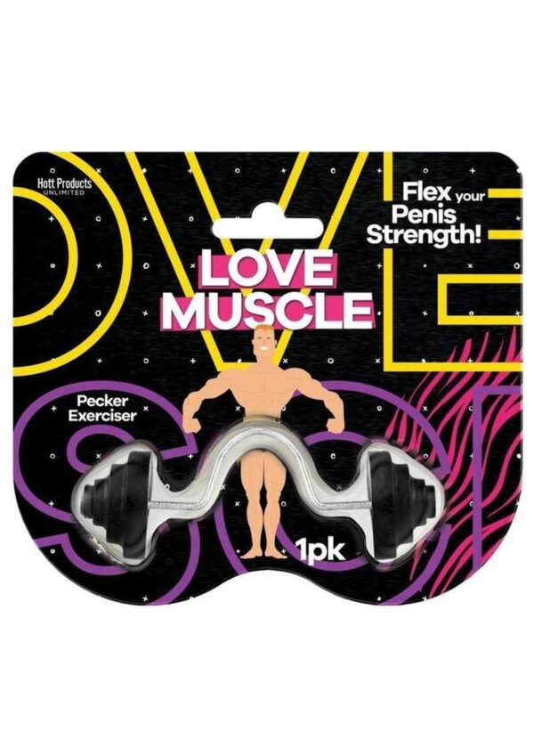 Love Muscle Pecker Exerciser - Gray