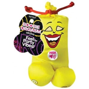 Boobie Orgasm Gift Bag - Yellow
