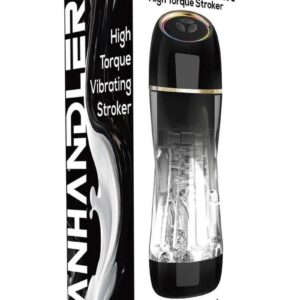 Manhandler Hi Torque Rechargeable Multi-Speed Stroker - Clear/Black