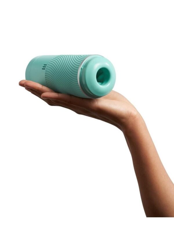 Arcwave Pow Silicone Dual End Stroker - Mint Teal - Image 4