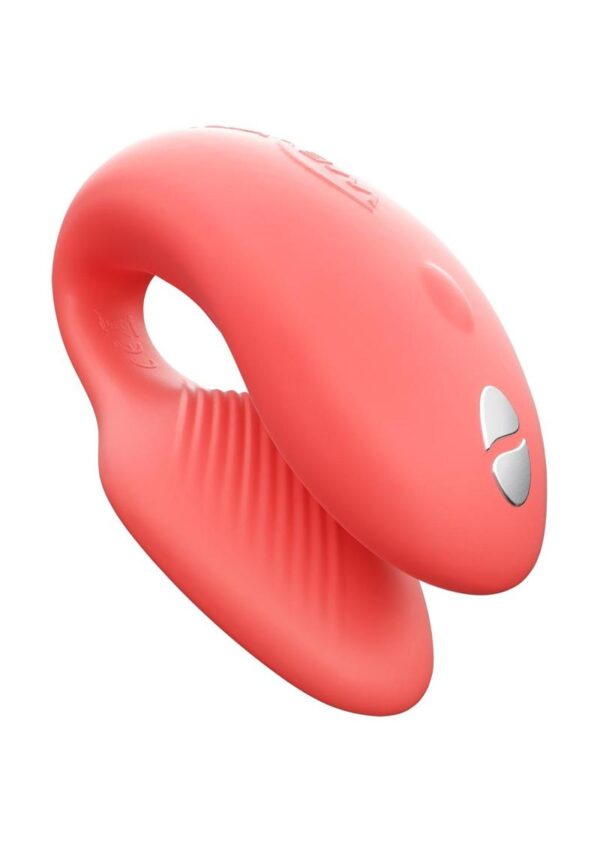 We-Vibe Chorus Rechargeable Couples Vibrator with Squeeze Remote Control - Crave Coral - Image 3