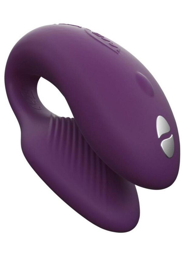 We-Vibe Chorus Rechargeable Couples Vibrator with Squeeze Remote Control - Purple - Image 3