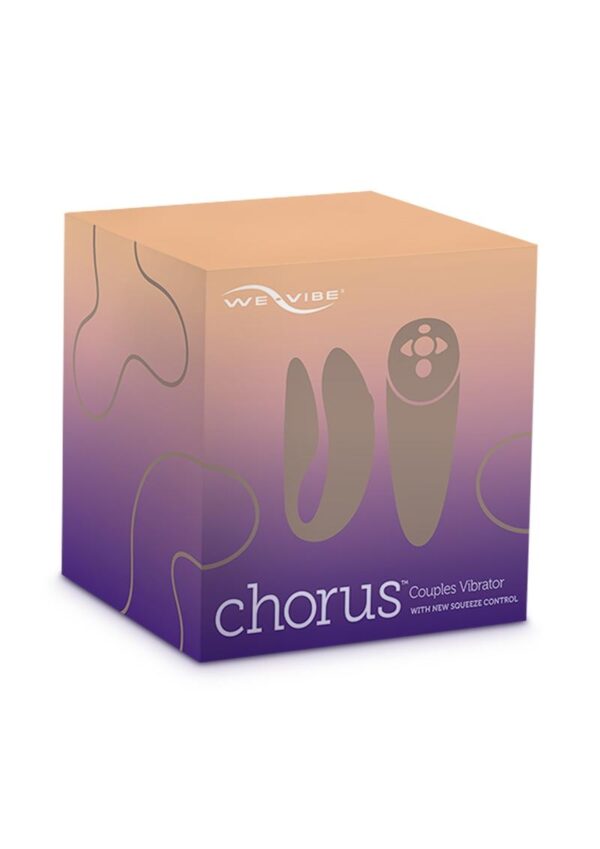 We-Vibe Chorus Rechargeable Couples Vibrator with Squeeze Remote Control - Purple