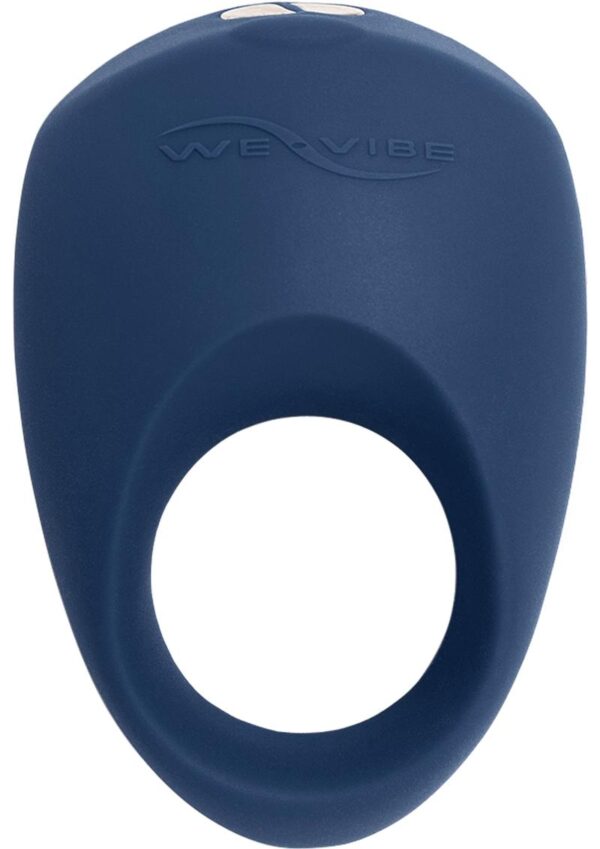 We-Vibe Pivot Rechargeable Silicone Vibrating Cock Ring - Midnight Blue - Image 2