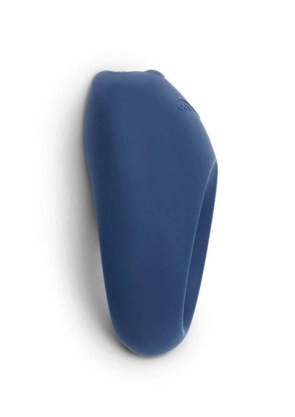 We-Vibe Pivot Rechargeable Silicone Vibrating Cock Ring - Midnight Blue - Image 3