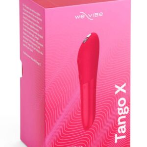 We-Vibe Tango X Rechargeable Clitoral Mini Bullet Vibrator - Cherry Red