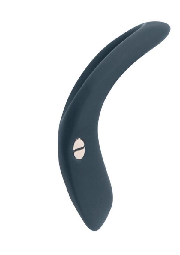 We-Vibe Verge Rechargeable Silicone Vibrating Perineum Cock Ring - Slate - Image 3