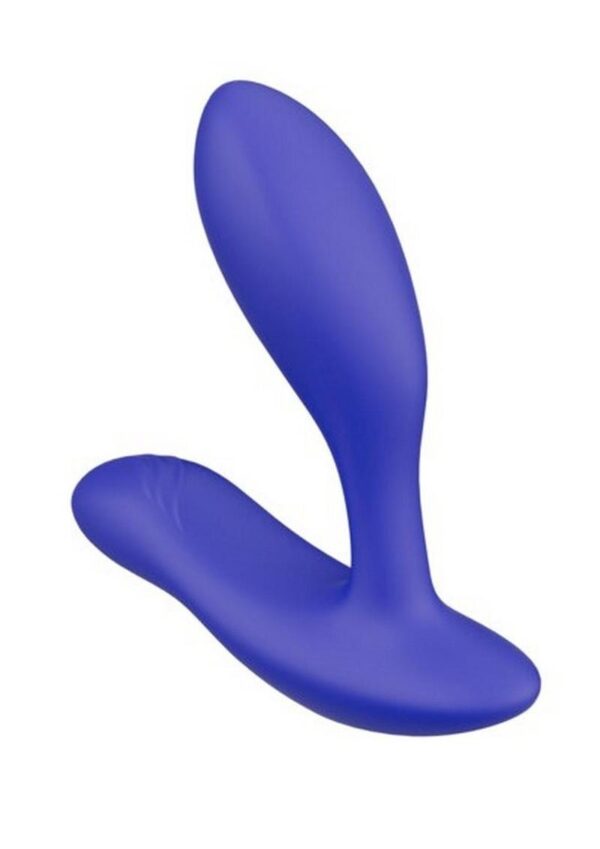 We-Vibe Vector+ Rechargeable Silicone Vibrating Prostate Massager with Remote Control - Royal Blue - Image 4