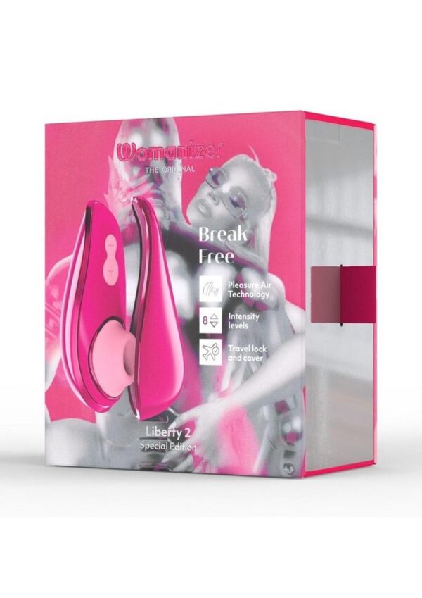 Womanizer Liberty 2 Iggy Azalea  Rechargeable Silicone Clitoral Stimulator Special Edition - Pink