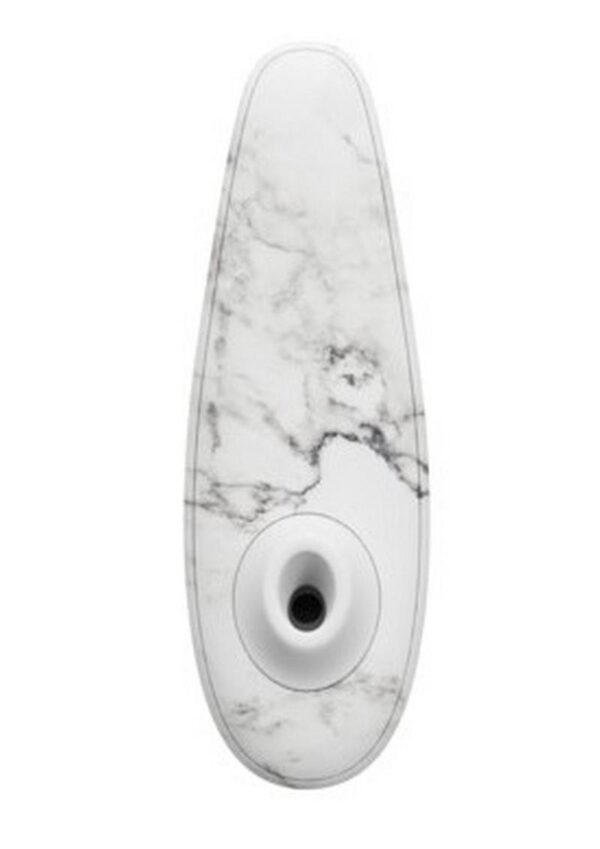 Womanizer Marilyn Monroe Special Edition Rechargeable Clitoral Stimulator - White Marble - Image 2