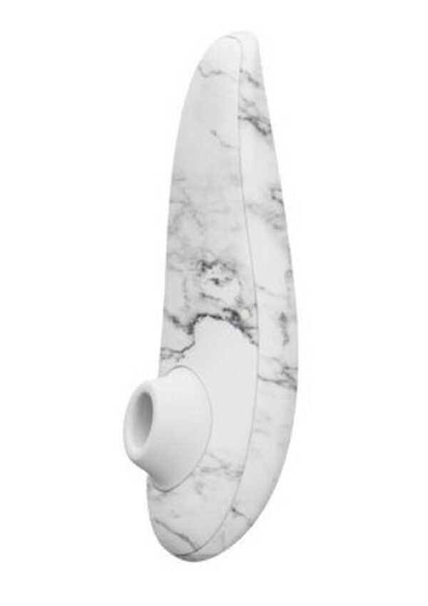 Womanizer Marilyn Monroe Special Edition Rechargeable Clitoral Stimulator - White Marble - Image 3