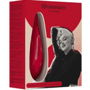 Womanizer Marilyn Monroe Special Edition Rechargeable Clitoral Stimulator - Vivid Red