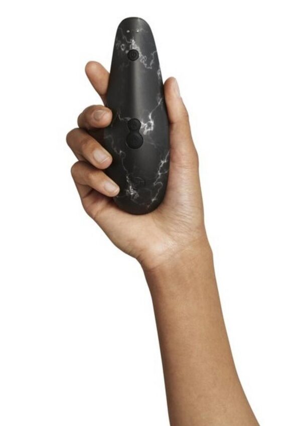 Womanizer Marilyn Monroe Special Edition Rechargeable Clitoral Stimulator - Black Marble - Image 4